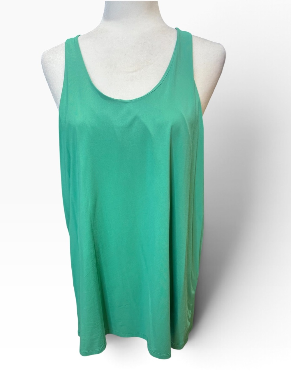 ALO Yoga Green Mint Scoop Neck Tank Top
